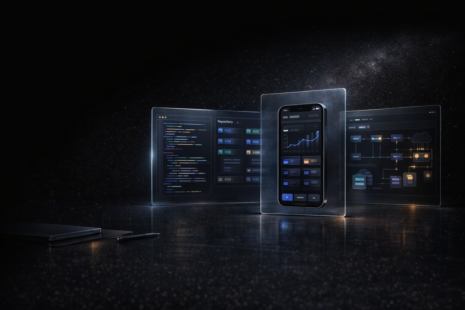AI app builder with source code ownership and handoff